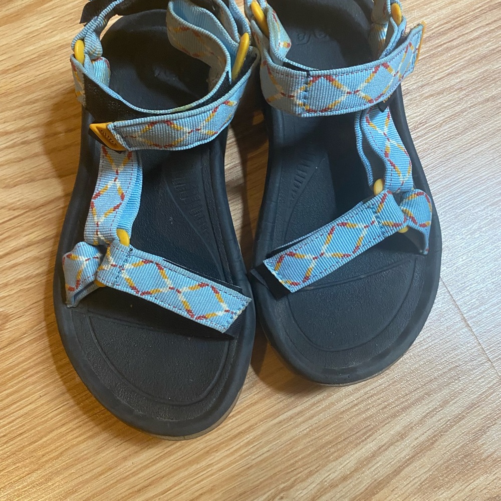 Teva Kids Sandals with Blue and Yellow Accents